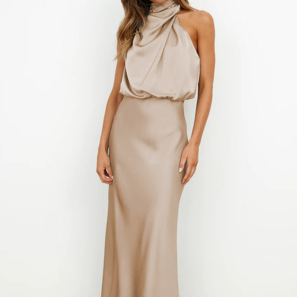 Summer Sleeveless Dress  Evening Party Outfit For Women