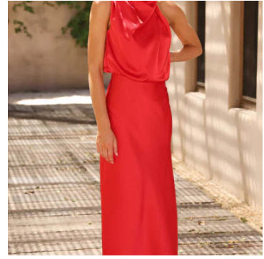 Summer Sleeveless Dress  Evening Party Outfit For Women