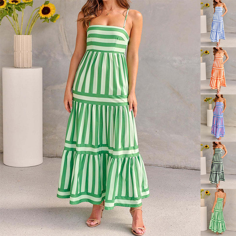 Summer Sleeveless Dress  Evening Party Outfit For Women