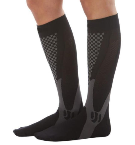 Compression Socks Athletic Fit For Running Flight Travel Boost Stamina Circulation Socks
