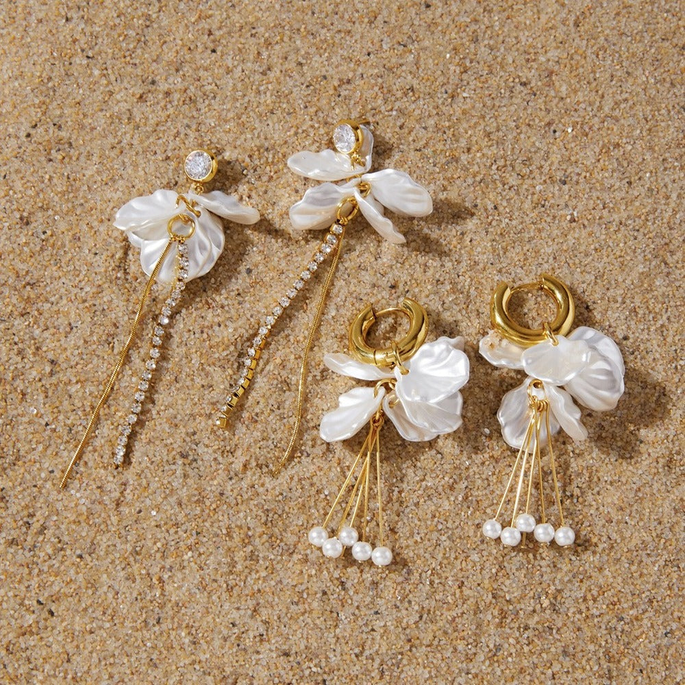Pearl Tassel Earrings Collection