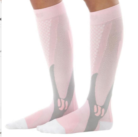 Compression Socks Athletic Fit For Running Flight Travel Boost Stamina Circulation Socks