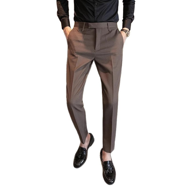British-style Dapper Mens Dress Pants For Men