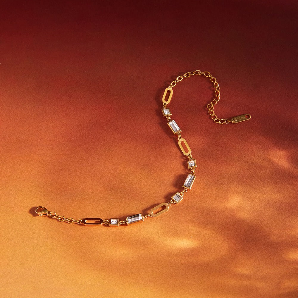 Crystal Layered Bracelet Collection