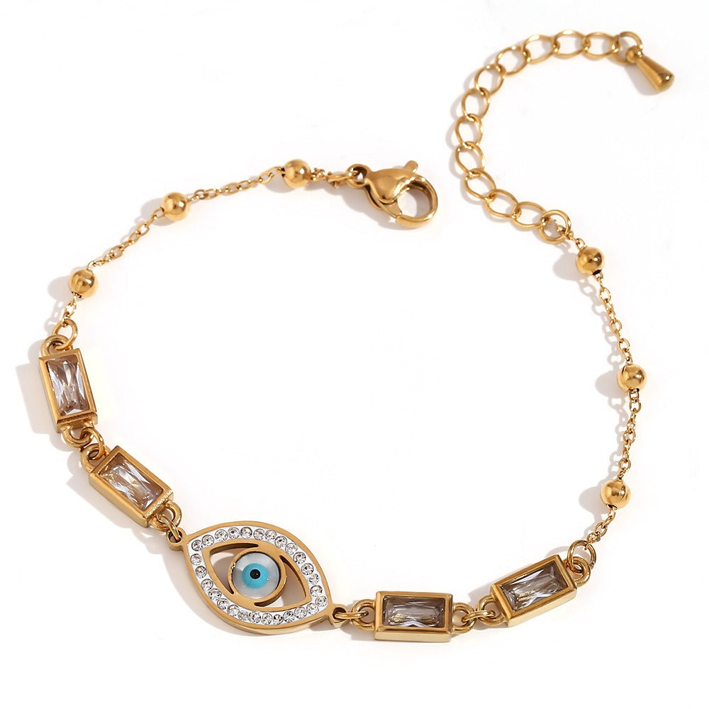 Evil Eye Zircon Bracelet