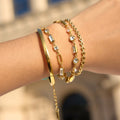 Crystal Layered Bracelet Collection