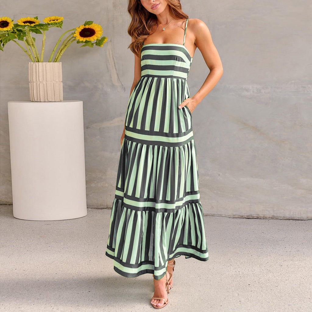 Summer Sleeveless Dress  Evening Party Outfit For Women