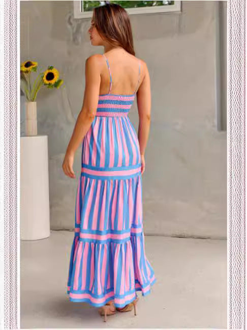 Summer Sleeveless Dress  Evening Party Outfit For Women